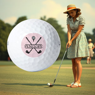 Personalized Ladies Golf Name Balls
