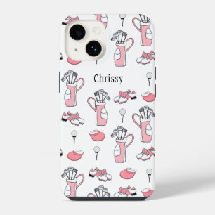Personalized Ladies Golfer Case-Mate iPhone Case