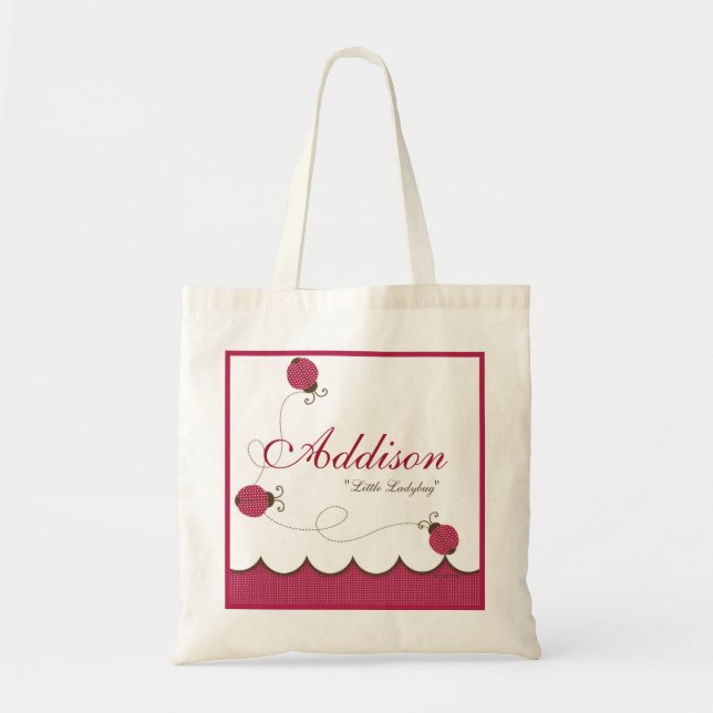 Personalized Lady Bug Bag (Front)