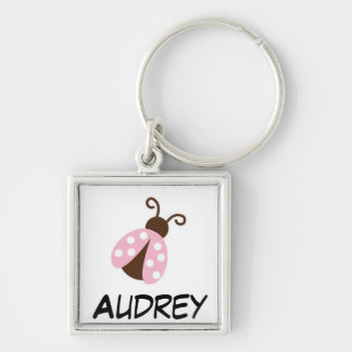 Personalized Ladybug Keychain