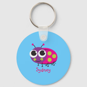 Personalized Ladybug Keychain