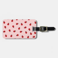Personalized Ladybug Luggage Tag
