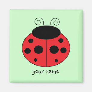 Personalized Ladybug Magnet