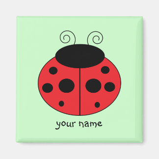 Personalized Ladybug Magnet