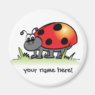 Personalized Ladybug Magnet