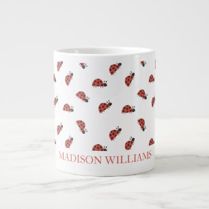 Personalized Ladybug Mug   Cute Custom Gift