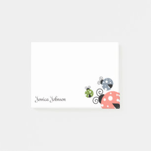 Personalized Ladybug notepad
