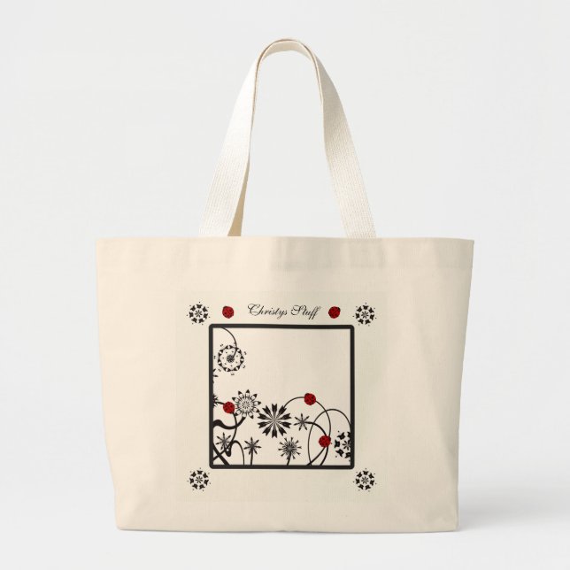 Personalized Ladybug Tote Bag (Front)