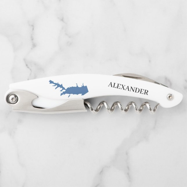 Personalized Lake Arrowhead   Classic Corkscrew (Front)