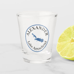 Personalized Lake Arrowhead   Classic shot glass