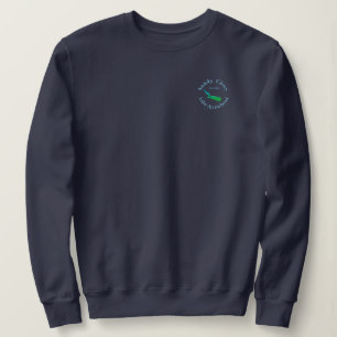 Personalized Lake Arrowhead map date established  Sweatshirt