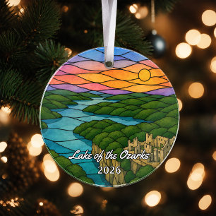 Personalized Lake of the Ozarks Acrylic Ornament,  Ornament
