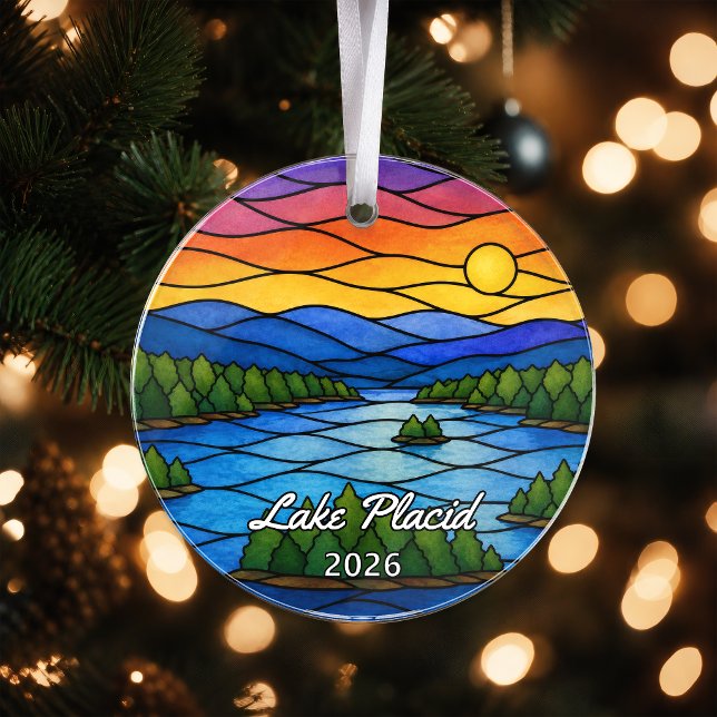 Personalized Lake Placid Acrylic Ornament, Custom  Ornament (Creator Uploaded)