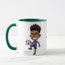 Personalized Lamine Yamal Football Fan Coffee Mug