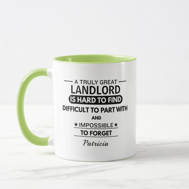 Personalized Landlord Mug (Left)