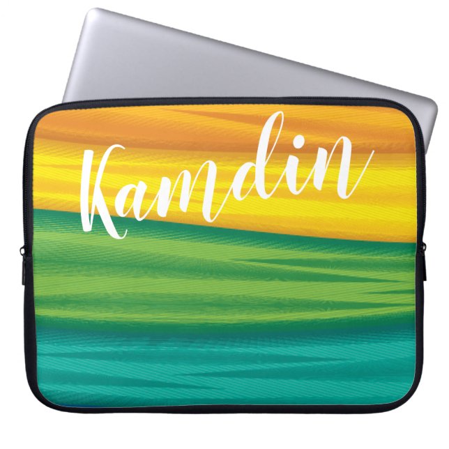 Personalized Laptop Case lgbtq rainbow flag lesbia (Front)