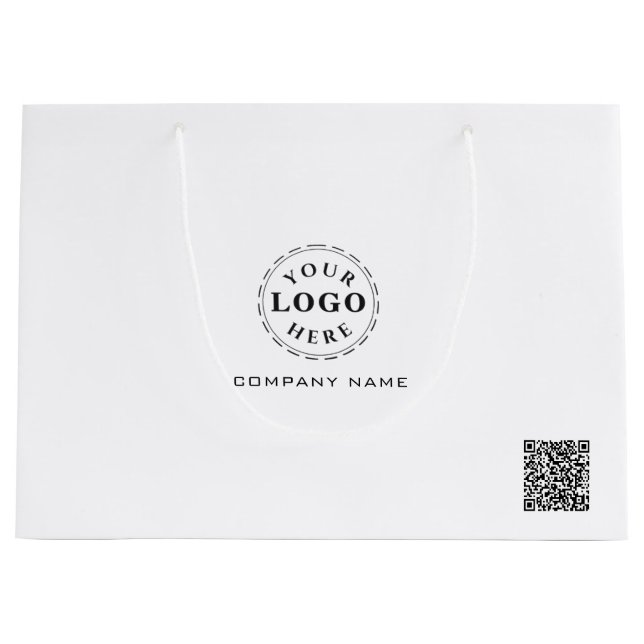 Personalized Large Gift Bag for Branding (Front)