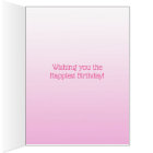 Personalized Large Jumbo Birthday Card for child