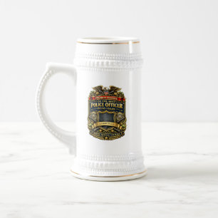 Personalized Las Vegas Police Officer Beer Stein