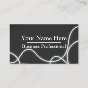 Personalized Laser Stripes Business Card