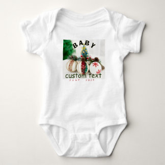 Personalized Last Name Announcement Baby Bodysuit