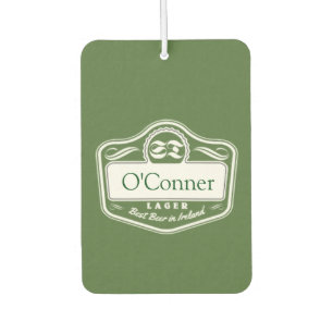Personalized Last Name Best Beer Established Date Air Freshener