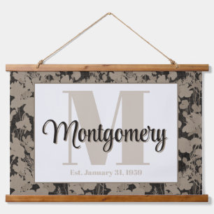Personalized Last Name Wall Art Print Est Gift  