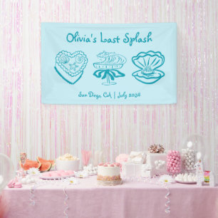 Personalized Last Splash Bachelorette Party Banner