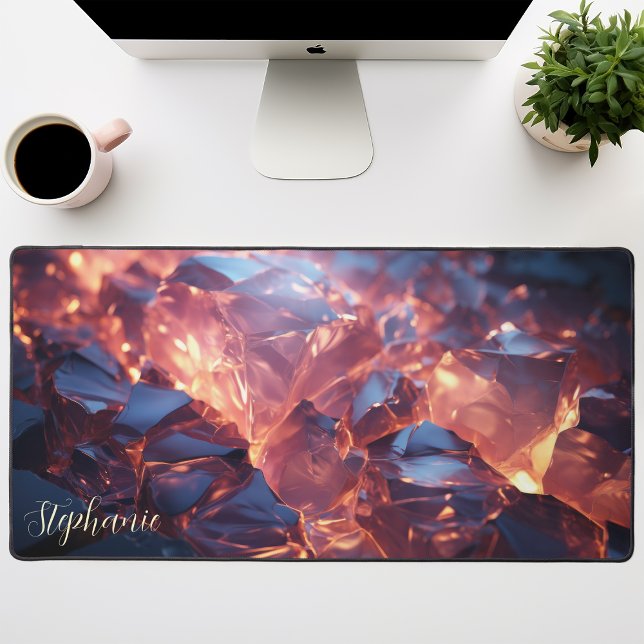 Personalized Lava Rock  Desk Mat (Creator Uploaded)
