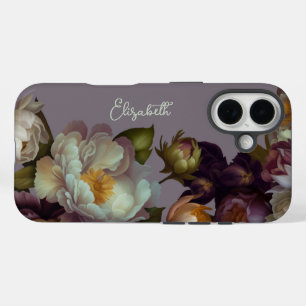 Personalized Lavender Botanical Floral iPhone Case