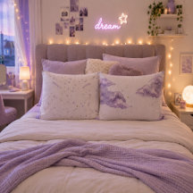 Personalized Lavender Cloud Watercolour Celestial