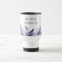 Personalized Lavender Flowers Teacher Appreciation