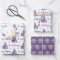 Personalized Lavender Merry Christmas Tree Script