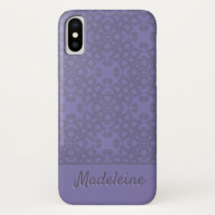 Personalized lavender pattern Case-Mate iPhone case