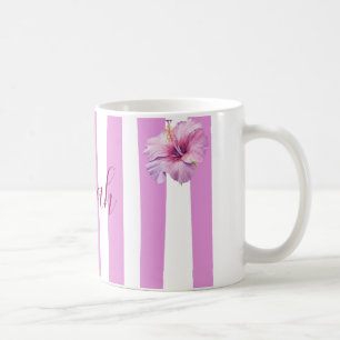 Personalized Lavender Watercolor Floral notebook Coffee Mug