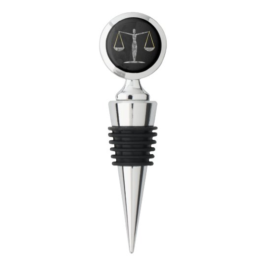 Personalized Law Design Monogrammed Wine Stopper