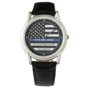 Personalized Law Enforcement NAME Police Officer Watch