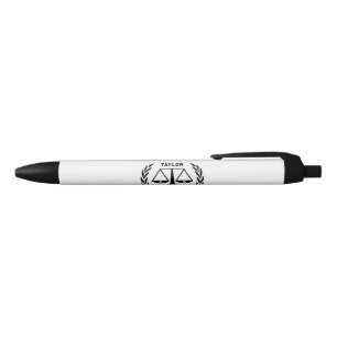 personalized lawyer black ink pen