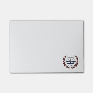 Personalized Lawyer Gifts Post-it Notes