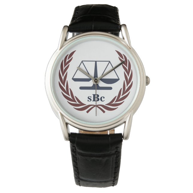 Personalized Lawyer Gifts Watch (Front)