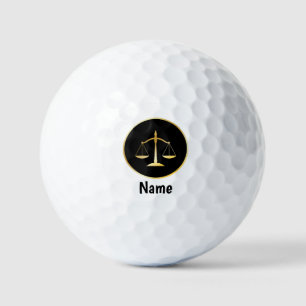 Personalized Lawyer Judge  Golf Balls