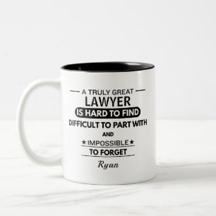 Personalized Lawyer Mug Thank You Gift 