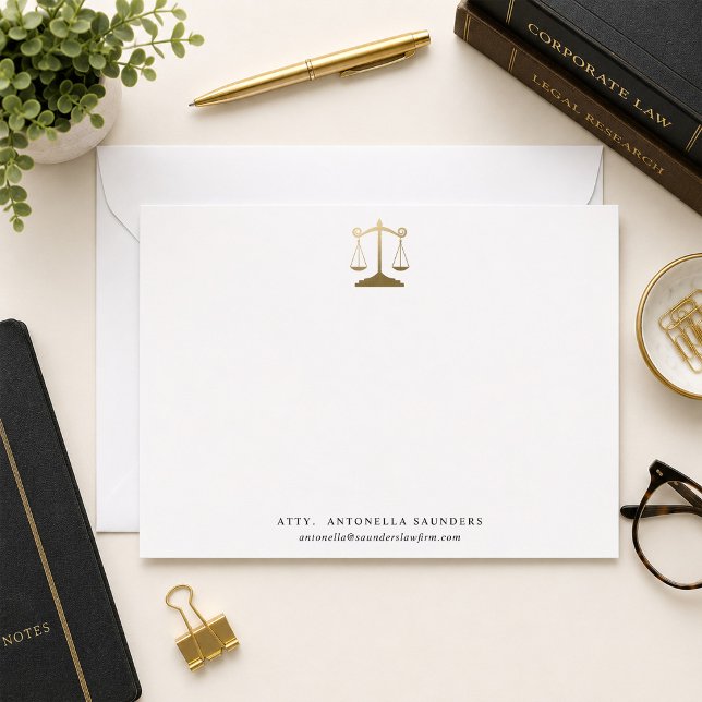 Personalized Lawyer Note Card (Creator Uploaded)
