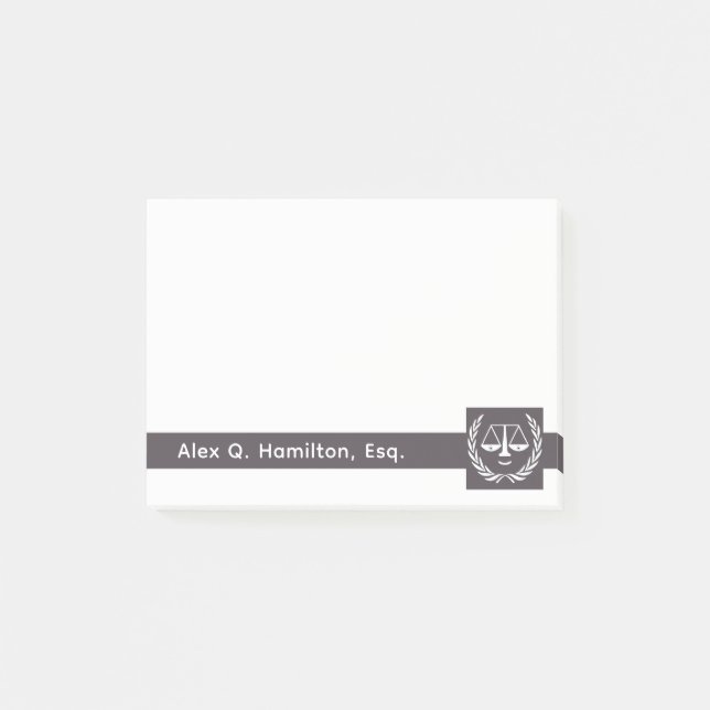 Personalized Lawyer Notes (Front)