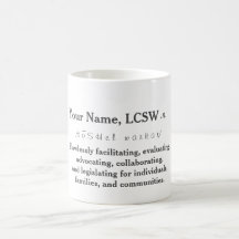 Personalized LCSW Mug