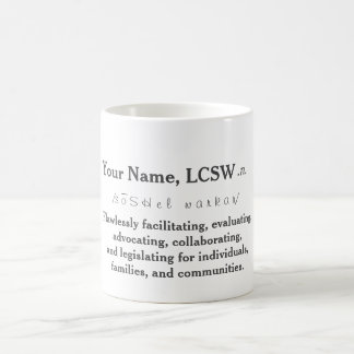 Personalized LCSW Mug