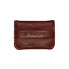 Personalized Leather Flap Wallet