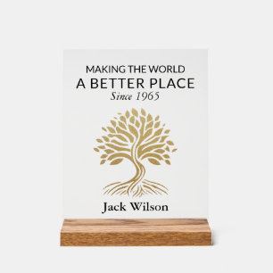 Personalized Legacy & Impact Acrylic Sign
