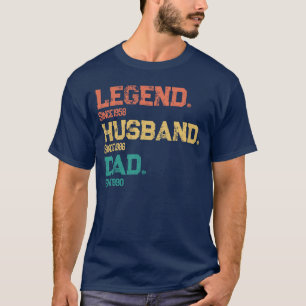 Personalized Legend Husband Dad - Custom Dates T-Shirt