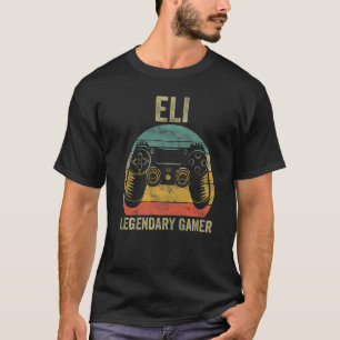 Personalized Legendary Gamer Shirt Eli Name Video 